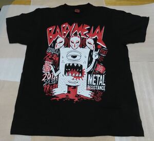 Babymetal Tokyo Dome Memorial T -Fish L Size Baby Metal Tokyo Dome