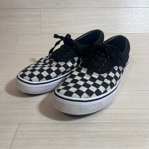 VANS/ヴァンズ/バンズ/ERA H/SHIELD/エラ/チェッカー/ローカットスニーカー/V95CF H/SHIELD/27.0cm