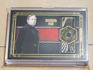 送料230円　topps　STAR WARS　メダリオン　ハックス将軍　ドーナル・グリーソン　ファーストオーダー　最後のジェダイ