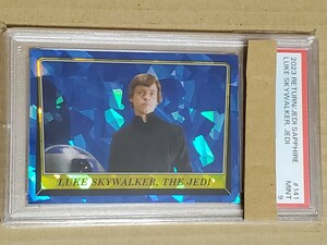 PSA9　topps　STAR WARS　ジェダイの帰還　Sapphire　スターウォーズ　ルーク・スカイウォーカー　マーク・ハミル　R2D2　⑤