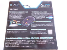 【KCM】amb-647★箱痛み未使用★Oscar Laser Gaming Mouse 7keys レーザーゲーミングマウス USB接続 16Kメモリ搭載 XL-750BK-J1_画像2