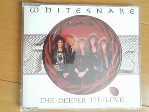 WHWHITESNAKE the deeper the love 英国輸入盤シングル。