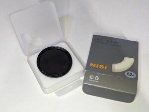 nisi HUC IR ND8 pro nano 3 stop フィルター 減光効果フィルター 52mm 映画 シネマ 作品撮り コスプレ カメラ用フィルタ