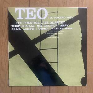 TEO MACERO with The Prestige Jazz Quartet / TEO (TOP RANK) 国内盤 - ペラジャケ