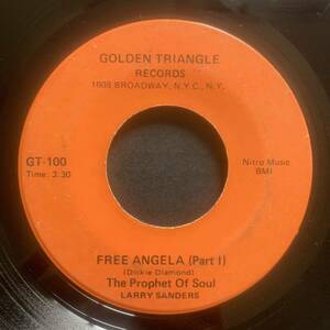 The Prophet Of Soul LARRY SANDERS / FREE ANGELA (GOLDEN TRIANGLE) Soul45 - Funk45