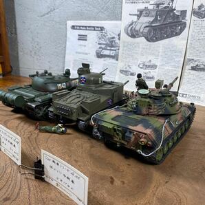 【m/27】TAMIYA No.25 （モーター搭載）No.39 LINDBERG No.6001 1/35戦車 タミヤ リンドバーグ プラモデル コレクション 引退品 完成品の画像8