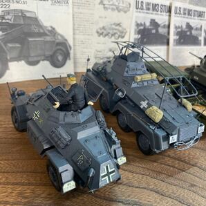 【m/28】TAMIYA No.119 No.36 No.130 No.51 No.42×2 1/35 戦車 プラモデル コレクション ジャンク 完成品 タミヤの画像6