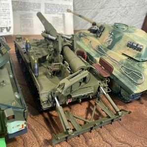 【m/31】TAMIYA No.132 No.57 No.117 ITALERI No.252 タミヤ イタレリ 1/35 戦車 プラモデル コレクション まとめて 完成品 ジャンクの画像8