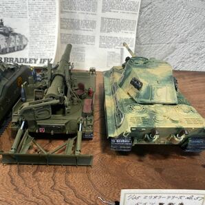 【m/31】TAMIYA No.132 No.57 No.117 ITALERI No.252 タミヤ イタレリ 1/35 戦車 プラモデル コレクション まとめて 完成品 ジャンクの画像7