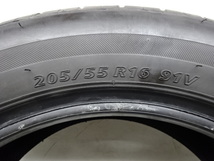 Y-221(送料無料/代引きOK)ランクE/D 中古 バリ溝 205/55R16 BRIDGESTONE NEXTRY ネクストリー 2022年 9分山 夏タイヤ 2本SET_画像8