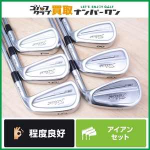 【程度良好 人気モデル】タイトリスト CB 714 2013年モデル アイアン 5～PW 6本セット N.S.PRO MODUS3 TOUR120 フレックスS モーダス