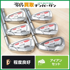 【程度良好 人気シリーズ】ダンロップ スリクソン GiE 2009 アイアンセット 5～PW 6本セット N.S PRO 950GH フレックスS SRIXON ジー