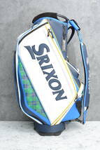 【程度良好 限定モデル】ダンロップ SRIXON 全英オープン記念 キャディバッグ ホワイト/ブルー 10.5型 5分割 スリクソン GGC-S180L_画像2