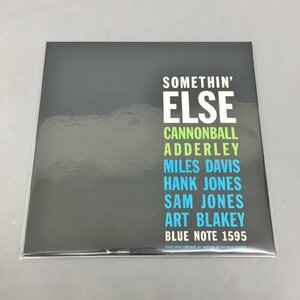 LPレコード Cannonball Adderley Somethin' Else Blue Note BLP 1595 帯 ライナノーツー付き 復刻重量版 美品 2404LO018