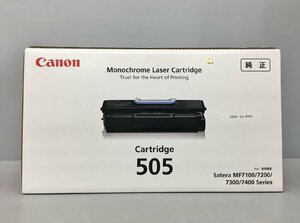 レーザーカートリッジ カートリッジ505 キヤノン CANON CRG-505 純正 レーザープリンター用 未開封 2404LS012