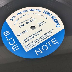 LPレコード Back To The Tracks Tina Brooks Blue Note BLP 4052 帯 ライナー付き 重量盤 美品 2404LO094の画像4