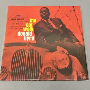 LPレコード The Cat Walk Donald Byrd BLUE NOTE 84075 東芝 帯付き 美品 2404LO084の画像1