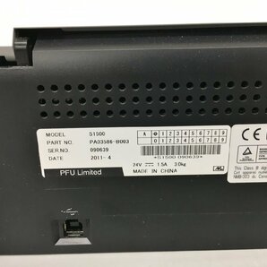 富士通 FUJITSU スキャナー スキャンスナップ ScanSnap S1500 ジャンク 2404LS117の画像8