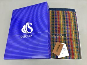 ミッソーニ MISSONI パフケット 140×200cm 未使用 2404LT207