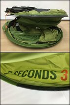 ケシュア Quechua ポップアップテント グリーン 3人用 2 SECONDS EASY 3 1805403 未使用 2404LS081_画像4