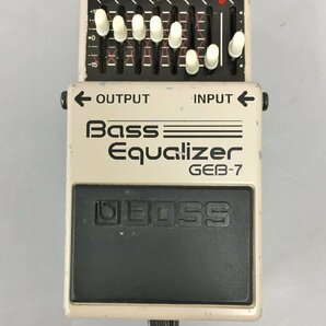 ボス BOSS エフェクター ベースイコライザー BASS EQUALIZER GEB-7 ジャンク 2404LS087の画像3