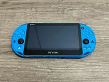 ☆ VITA ☆ Playstation VITA PCH-2000 アクアブルー 動作品 本体 のみ プレイステーション ヴィータ PSVITA SONY 1590_画像3