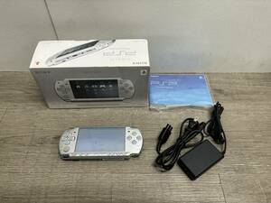 ☆ PSP ☆ プレイステーションポータブル PSP-2000 アイスシルバー 動作品 本体 バッテリー アダプター 箱 説明書 付属 Portable 2227