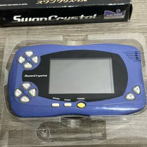 ☆ WS ☆ ワンダースワンクリスタル ブルーバイオレット 動作品 本体 箱 付属 Wonder Swan Crystal バンダイ 9986の画像2