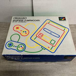 ☆ SFC ☆ スーパーファミコン SHVC-001 未使用 本体 コントローラー 箱 説明書 付属 Nintendo SUPER FAMICOM 任天堂 希少 の画像8