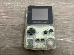 ☆ GB ☆ ゲームボーイカラー クリア 動作品 本体のみ Nintendo GAMEBOY COLOR ニンテンドー 任天堂 1640