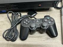 ☆ PS2 ☆ プレイステーション2 SCPH-50000 動作品 本体 コントローラー 付属 Playstation2 デュアルショック2 SONY 6946_画像3