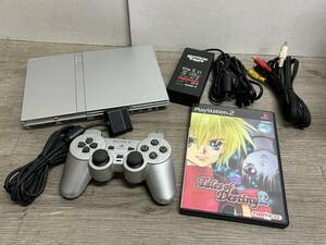 * PS2 * PlayStation 2 SCPH-75000 satin silver operation goods body controller interchangeable adaptor Playstation2 thin type SONY 3910