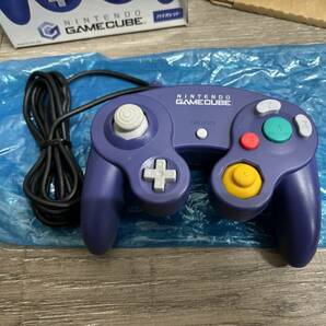 ☆ GC ☆ ゲームキューブ コントローラー バイオレット 箱 付属 Nintendo GAMECUBE ニンテンドー 任天堂 の画像2