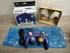 * GC * Game Cube контроллер violet коробка приложен Nintendo GAMECUBE Nintendo nintendo 