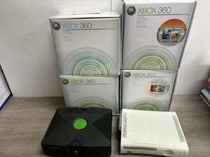 ☆ XBOX360 ☆ Microsoft XBOX 360 4台 まとめ売り 未チェック ジャンク 本体 コントローラー 箱 説明書 付属 一部欠品有 ②