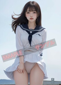 高画質 美女アートポスター かわいい　美人 セクシー　写真 モデル A4サイズ 印刷物 イラスト　A4ポスター　　匿名配送 SS813