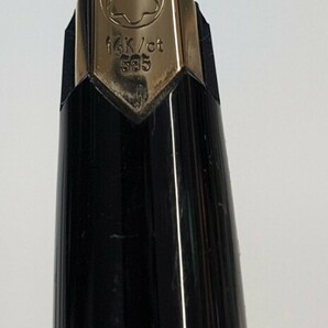 MONTBLANC/モンブラン 万年筆・ボールペンセット マイスターシュテュック ペン先585刻印 K14 ブラック×ゴールド 筆記用具 の画像5