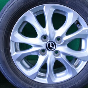 マツダ デミオ DJ 純正 アルミホイール 15X5.5J 185/65R15 4本セット 34762 4X703の画像2