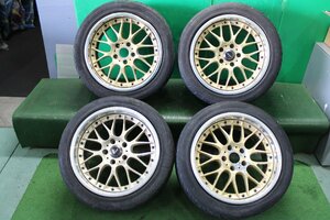 社外 アルミホイール 17X8.5J？2本 17X9J？2本 235/45R17 255/40R17 4本セット RX-7 FD3S 35203 4X734