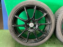 六 SSR GTX01 18X7.5J アルミホイール タイヤセット 215/40R18 スピードスター PCD100 セリカ ZZT231 34670 2X555_画像3