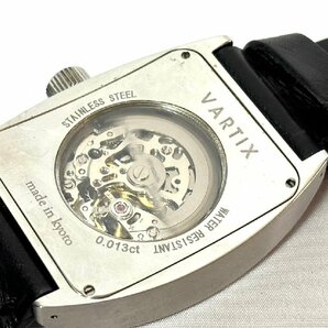 ☆ヴァティックス VARTIX グロース GROWTH 1Pダイヤ 腕時計 メンズ 自動巻き SS K5Vの画像8