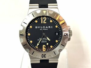 ☆ブルガリ BVLGARI SD38S ディアゴノ スクーバ デイト 自動巻き メンズ