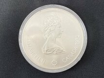 ★カナダ モントリオールオリンピック 5ドル銀貨 1976年 記念硬貨 硬貨 コイン★_画像2