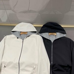 Loro Piana　ロロピアーナ　メンズ　ジャケット　カジュアル　フード付き　秋冬新品　M-3XL　サイズ選択可能　ブラック　2498