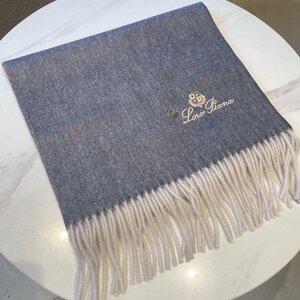 Loro Piana　ロロピアーナ　秋冬新品　100％カシミア　マフラー　レディース　グラデーション　ストール　プレゼント　箱付き　2818