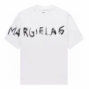 送料無料　マルタンマルジェラ　Maison Margiela　MM6　メンズ　Tシャツ　文字ロゴ　半袖　丸首　1711-50