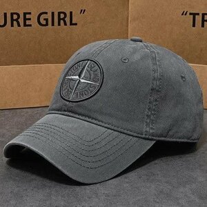 新品　ストーンアイランド　STONE ISLAND　メンズ　レディース　キャップ　帽子　刺繍ロゴ　フリーサイズ　2514