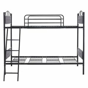 [ black ]. series pipe bed single bed storage Northern Europe manner child part shop free shipping steel enduring . bed 