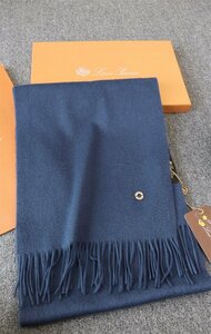 高品質　カシミア100％　ロロピアーナ　マフラー　　ストール Loro Piana カシミア100％ 新品　タグ＆箱付き　437