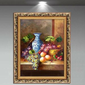 Art hand Auction Oil paintings, still life paintings, landscape paintings, hallway murals, drawing room paintings, entrance decorations, decorative paintings, flowers and houses, painting, oil painting, still life painting